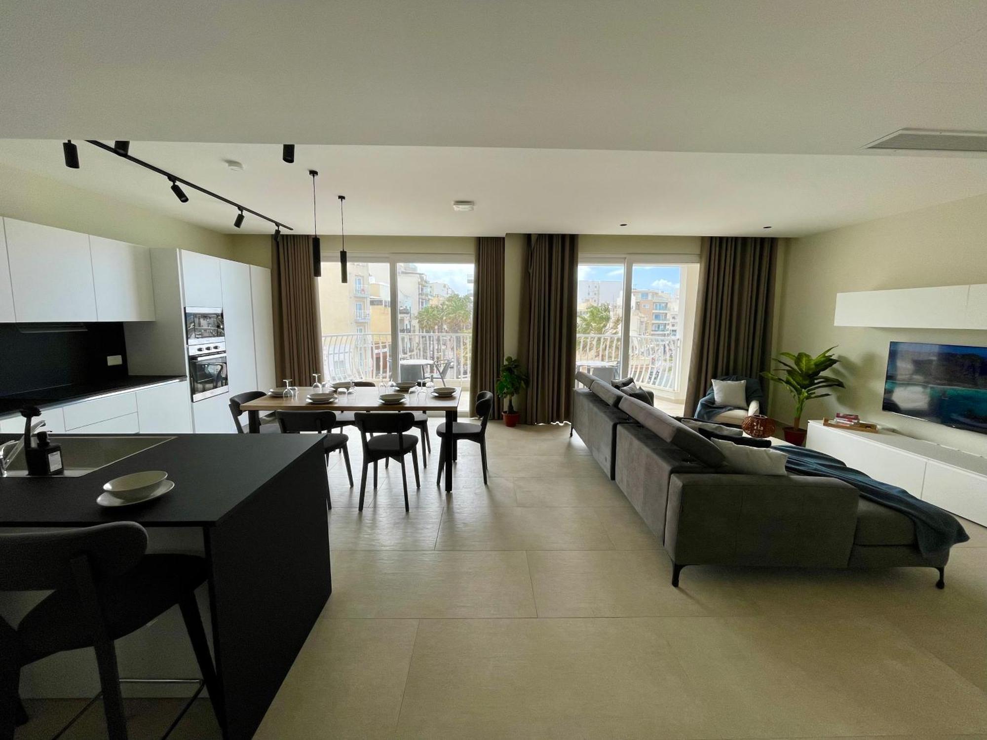 Bugibba Square Seafront Lux Apartments By Holi San Pawl il-Baħar Eksteriør billede