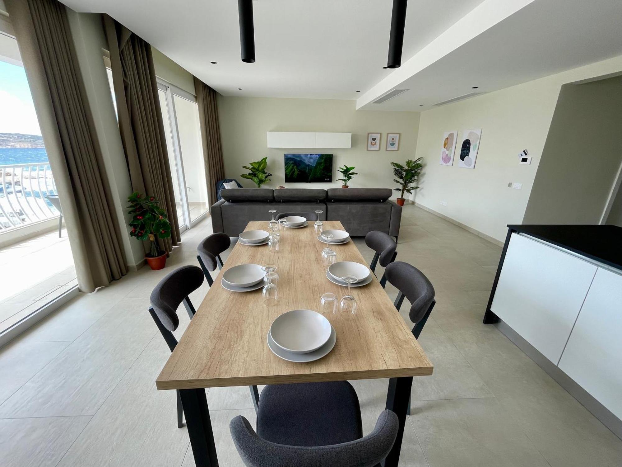 Bugibba Square Seafront Lux Apartments By Holi San Pawl il-Baħar Eksteriør billede
