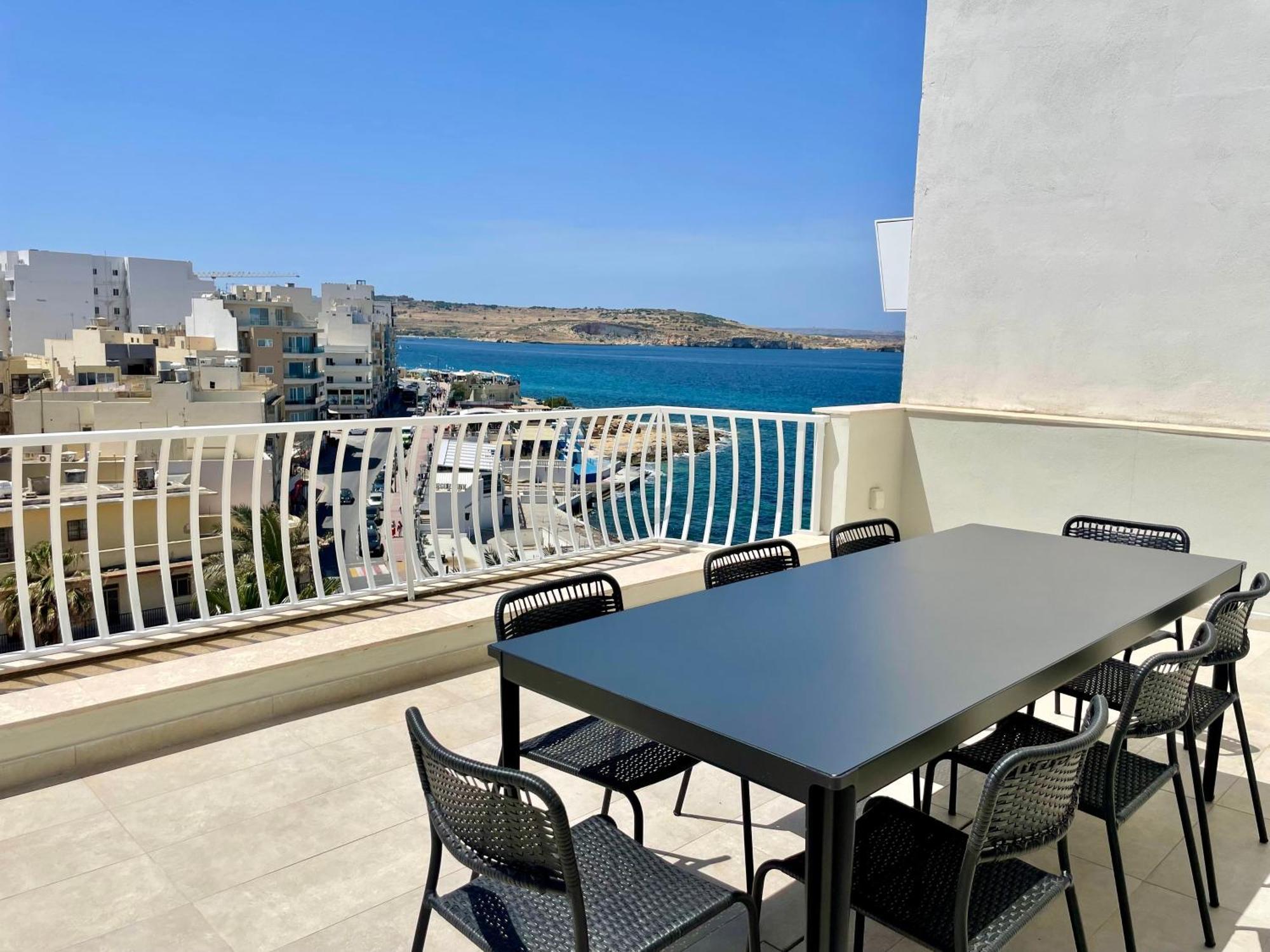 Bugibba Square Seafront Lux Apartments By Holi San Pawl il-Baħar Eksteriør billede
