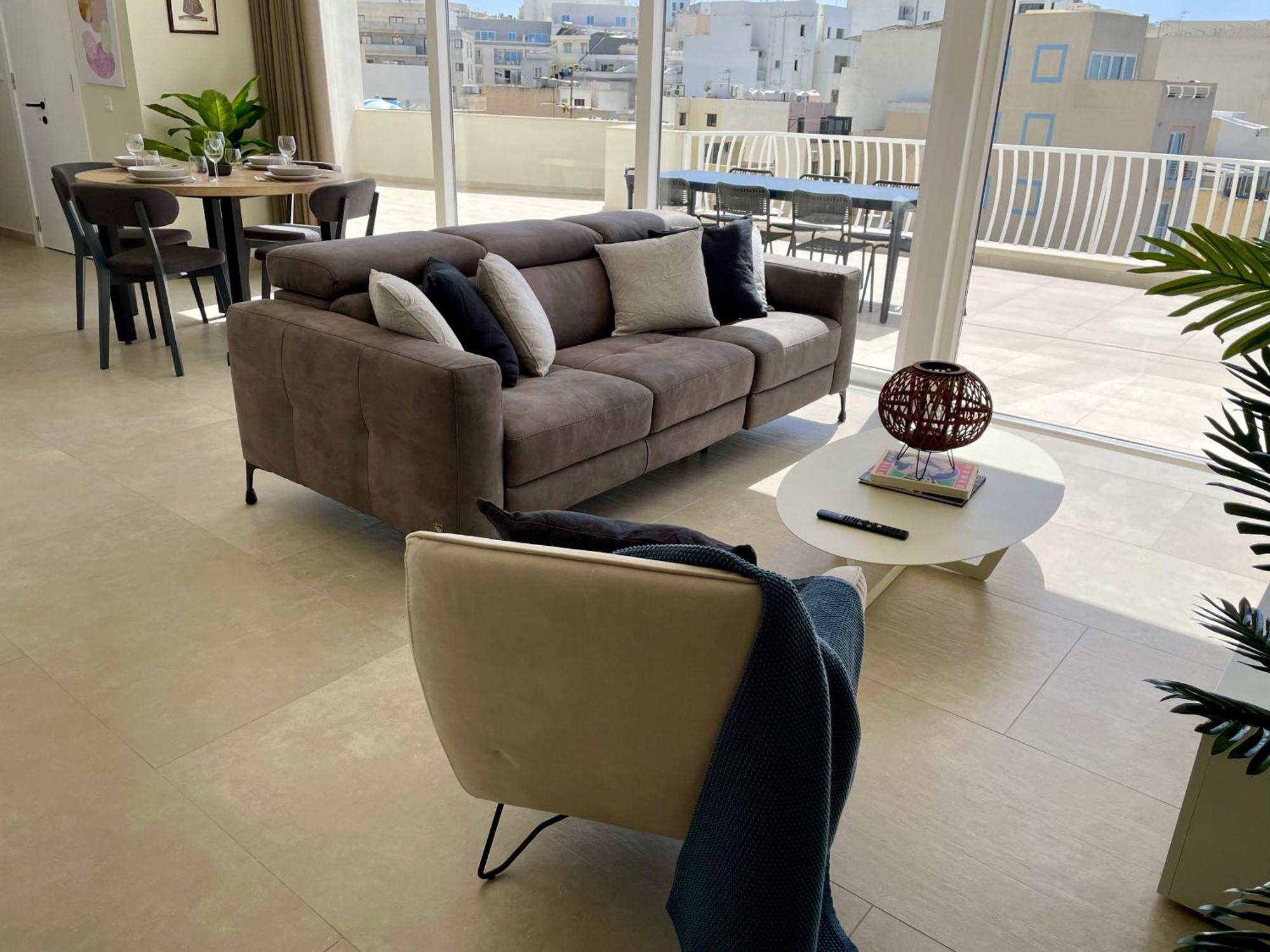 Bugibba Square Seafront Lux Apartments By Holi San Pawl il-Baħar Eksteriør billede
